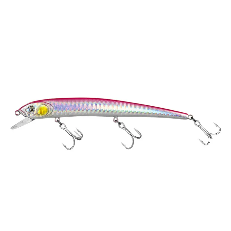 Artificiale Jerkbait Molix Audace Evo Slow Sinking 13 cm 15 gr Pink Holo