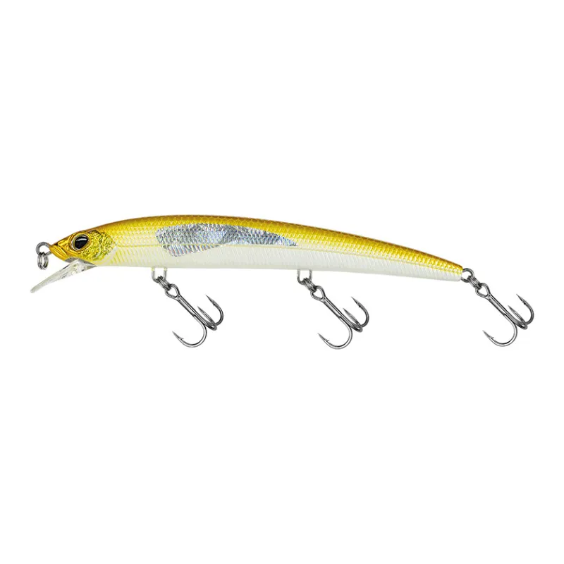 Artificiale Jerkbait Molix Finder Jerk Evo F 12,5 cm 15 gr Pearl White Gold