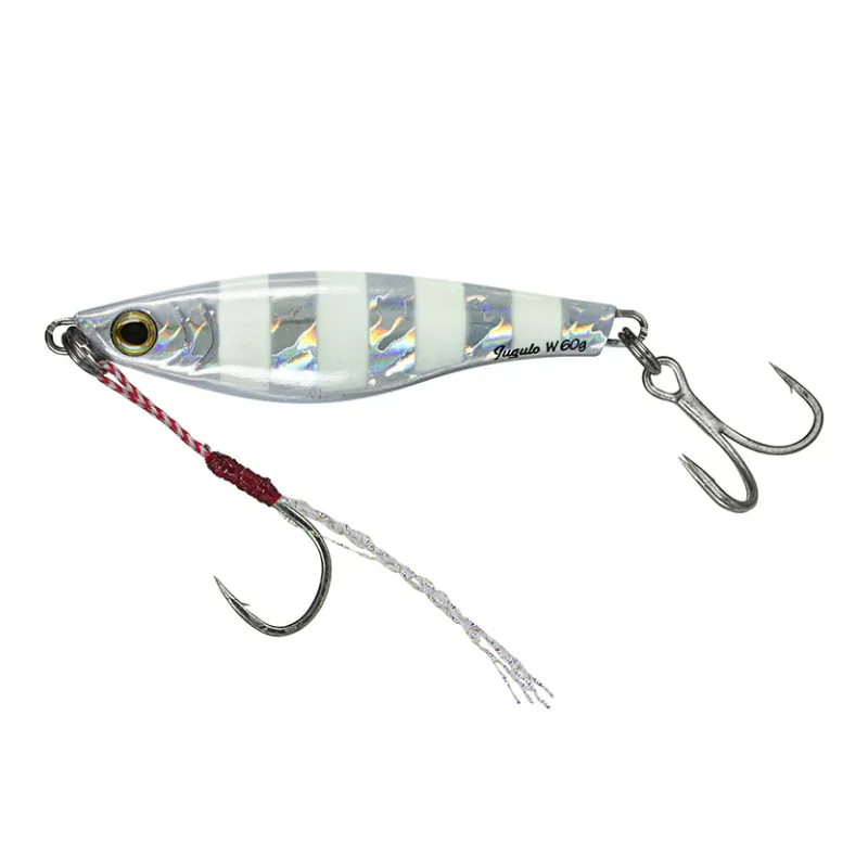 Artificiale Metal Jig Molix Jugulo Wide Casting 5.5 cm 20 gr Zebra White