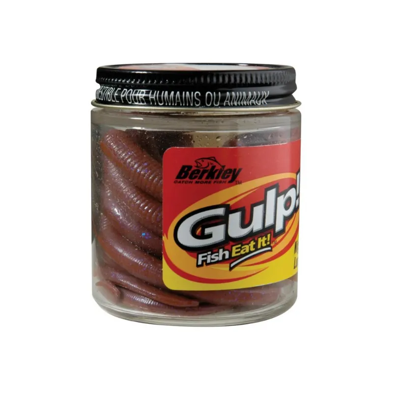 Artificiale Worm Berkley Gulp Nightcrawler 15 cm Dark Brown