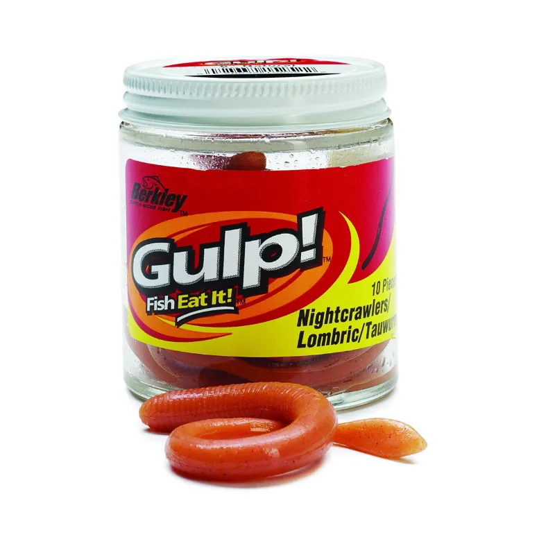 Artificiale Worm Berkley Gulp Nightcrawler 15 cm Natural
