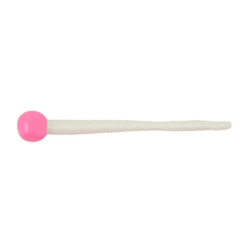 Artificiali Worm Berkley Powerbait Float Mice Tails 8 cm BubblegumWhite