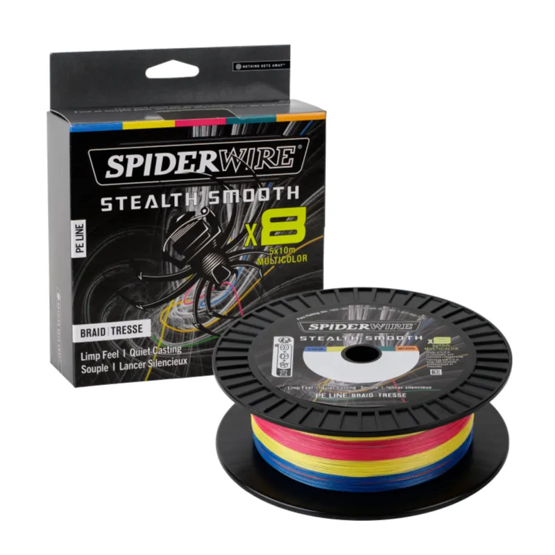 Trecciato Spiderwire Stealth Smooth x8 600 mt Multicolor