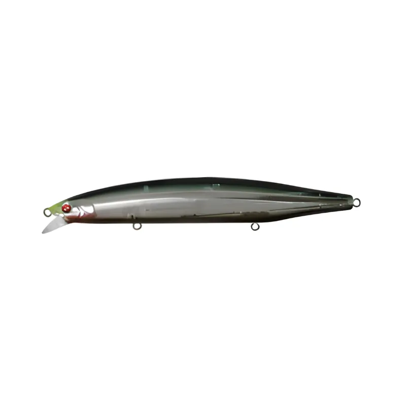 Artificiale Jerkbait Bassday Logs S 12.4 cm 24.5 gr Keimura Black
