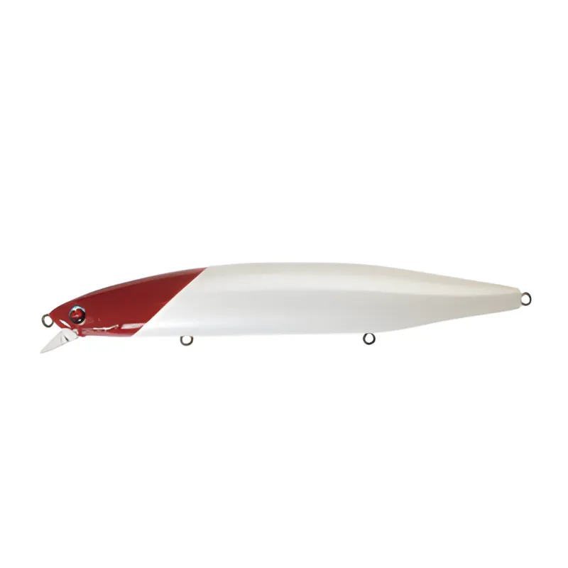 Artificiale Jerkbait Bassday Logs S 12.4 cm 24.5 gr Red Head