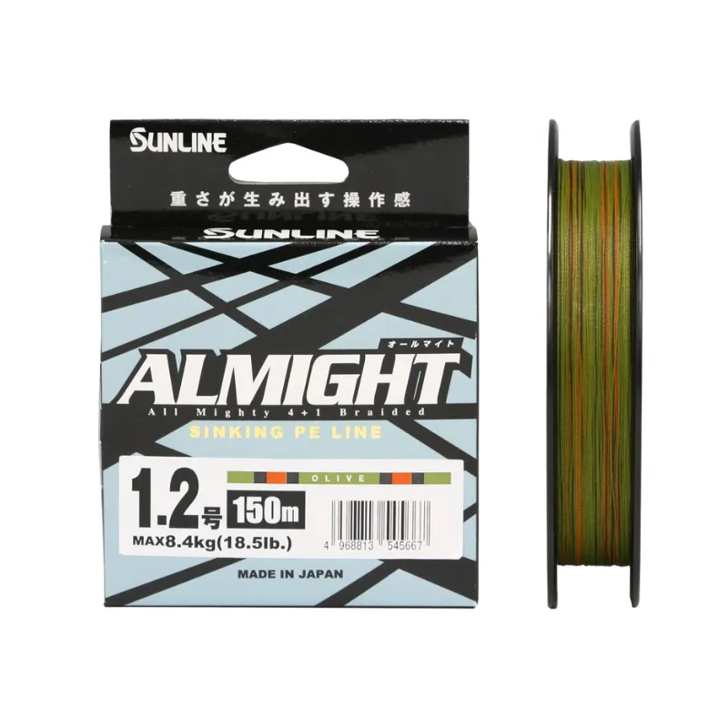 Trecciato Sunline Almight 150 mt Olive