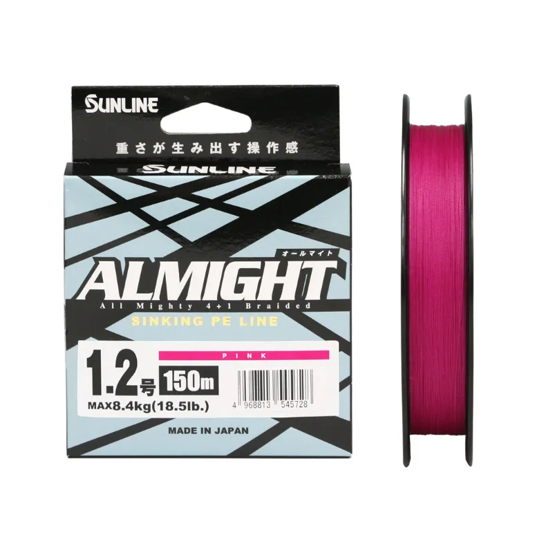 Trecciato Sunline Almight 150 mt Pink