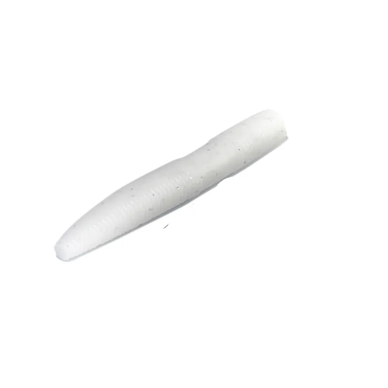 Artificiale Worm Trabucco Fat Trout Worm White Glitter