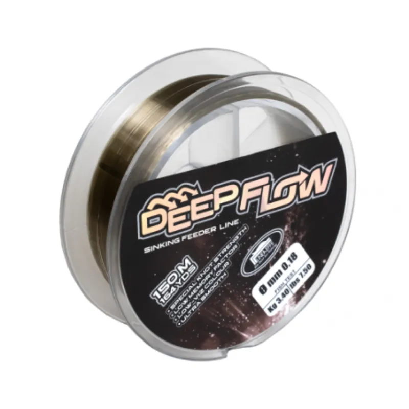 Monofilo Lineaeffe Deep Flow 150 mt Dark Brown
