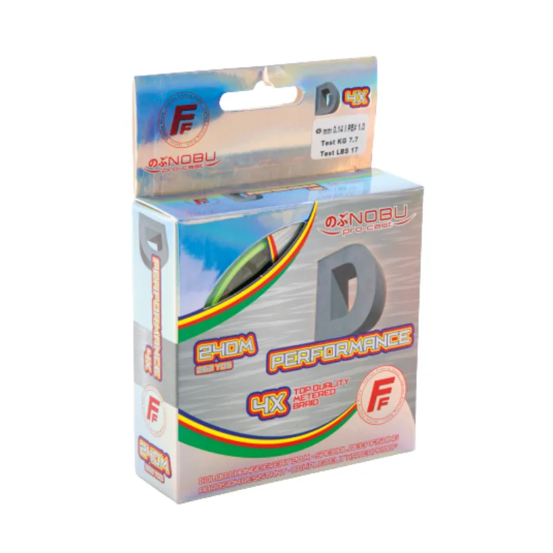 Trecciato Fishing Ferrari Nobu D-Performance 4X 240 mt Multicolor