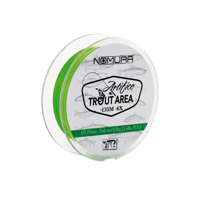 Trecciato Nomura Artifice Trout Area 6X 135 mt Green