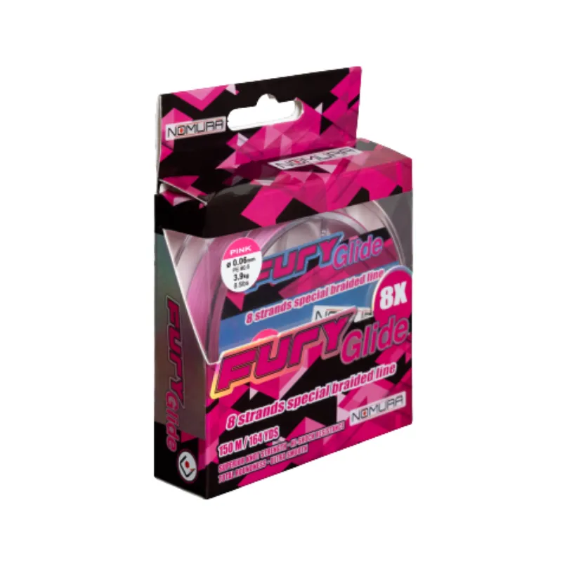 Trecciato Nomura Fury Glide 8X 150 mt Pink