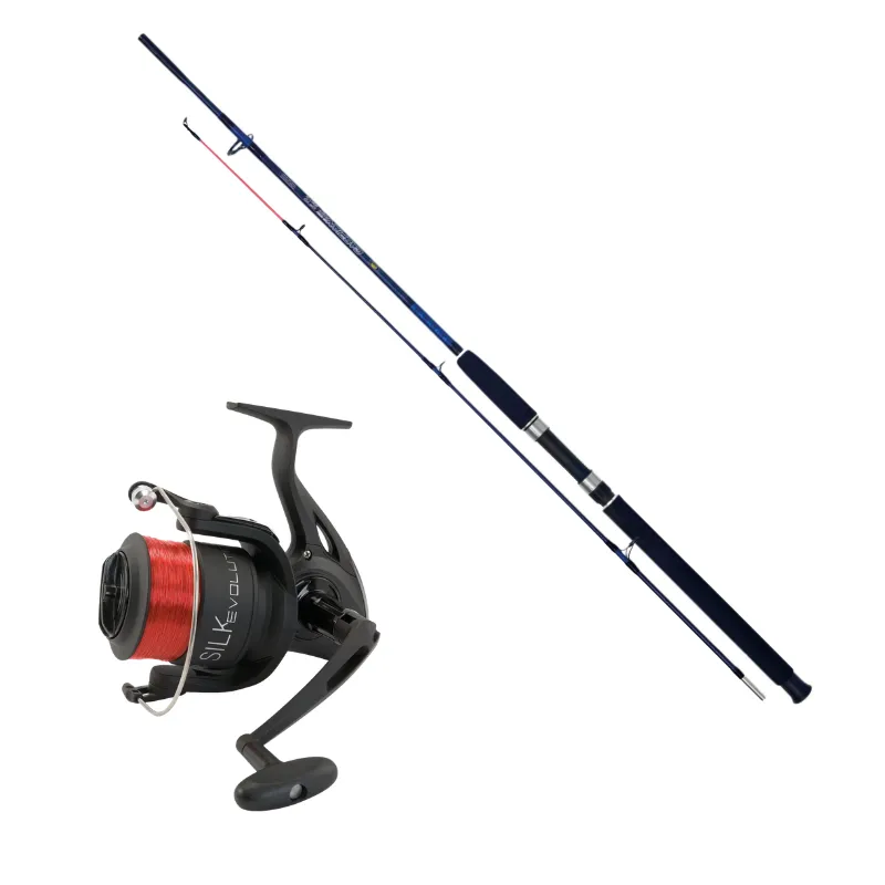 Combo Sabiki Lineaeffe Caspian Pro 1.80 mt 250 gr + Vigor Silk 70 cfilo