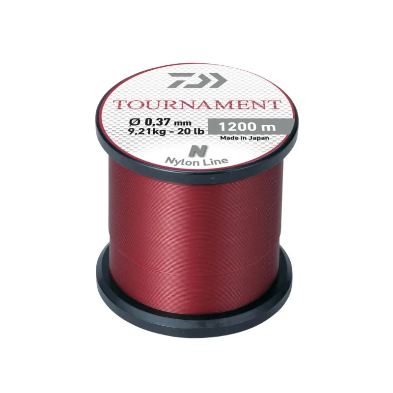 Monofilo Daiwa Tournament R Nylon 1200 mt Rosso
