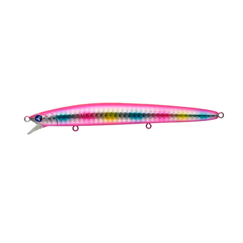 Artificiale Jerkbait BlueBlue Blooowin! F Slim 12.5 cm 14 gr Pink Candy Holo