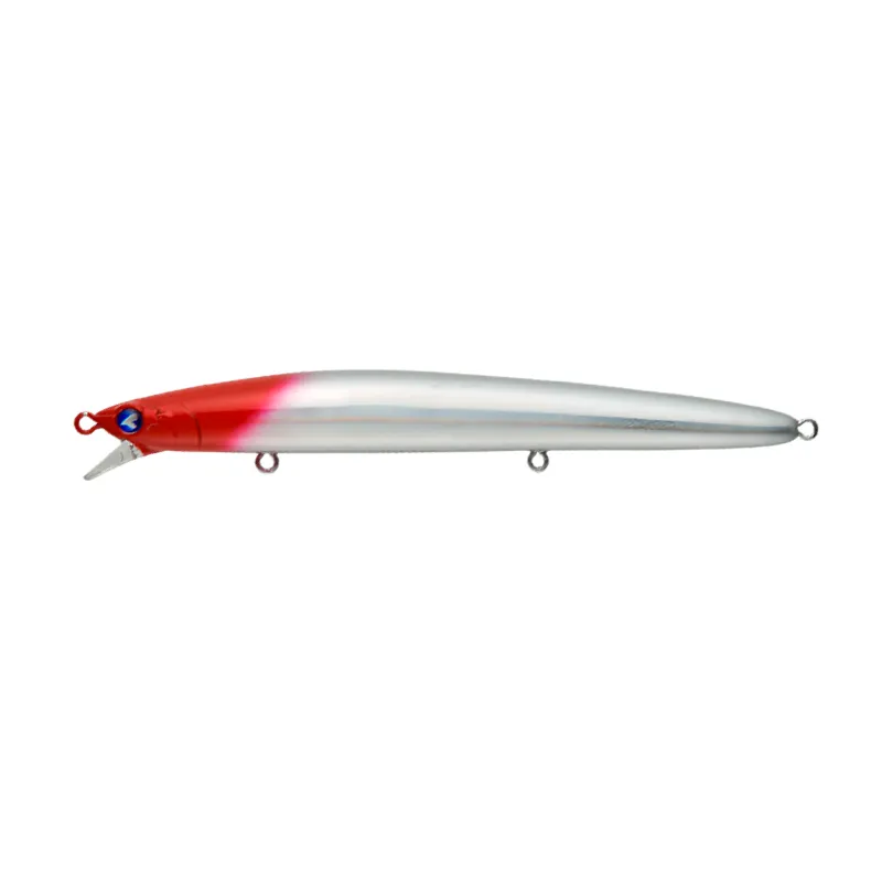 Artificiale Jerkbait BlueBlue Blooowin! F Slim 12.5 cm 14 gr Red Head Holo