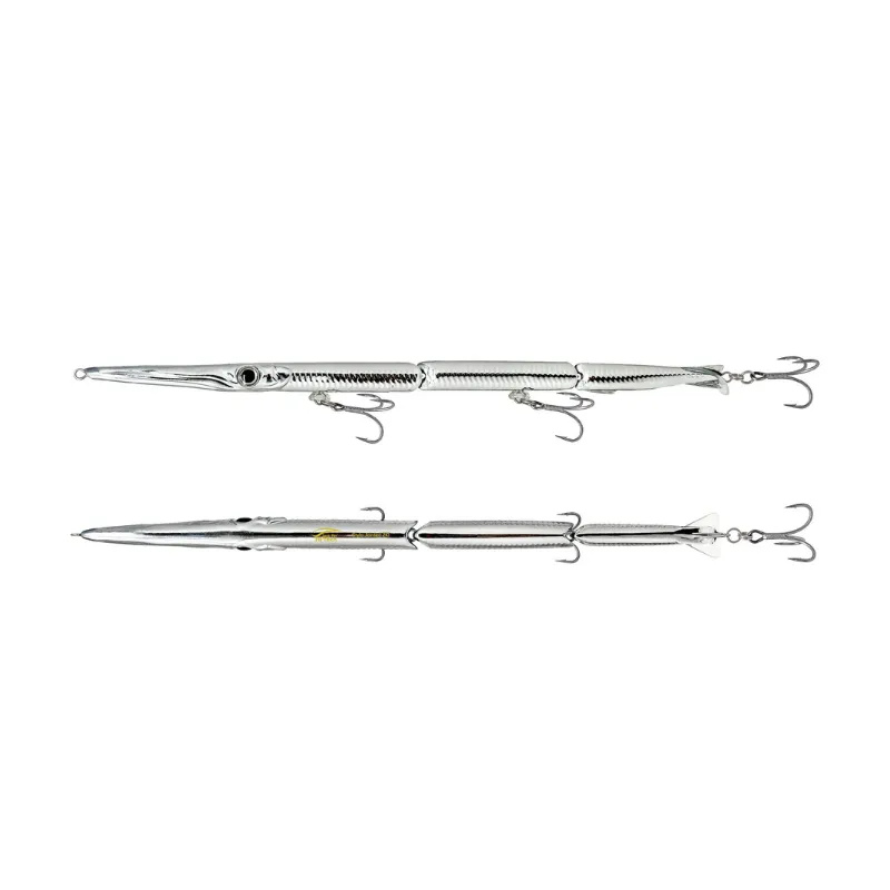 Artificiale Pencil Bait Jack Fin Stylo 210 Jointed UV Chrome