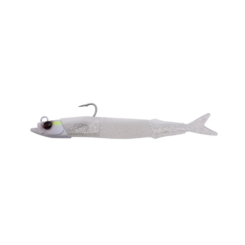 Artificiale Shad Duo Bay Ruf BR Waver ZN 15.5 cm 20 gr White Back