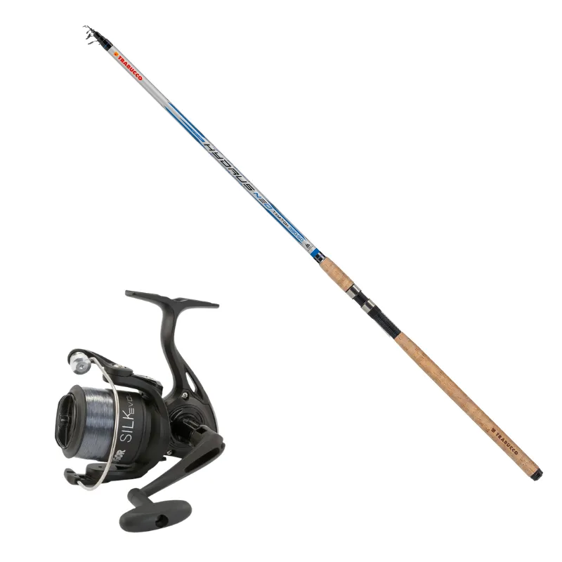Combo Allround Trabucco Hydrus Neo T-Match 3.90 mt 50 gr + Vigor Silk 50 cfilo