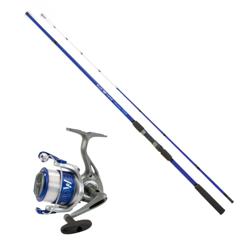 Combo Spinning Blue Crab 2.10 mt + Vigor Power-2 20 cfilo