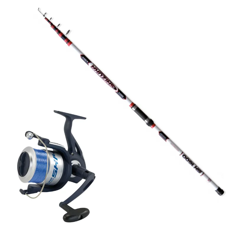 Combo Surfcasting Shizuka SH1600 4.20 mt 220 gr + Shizuka SK14 70 cfilo