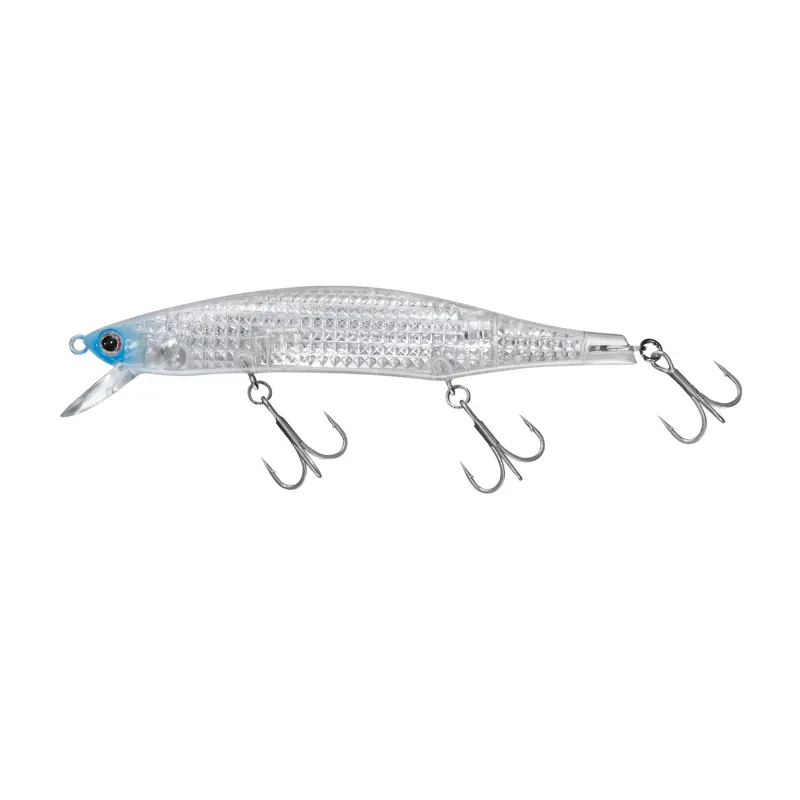 Artificiale Jerkbait Daiwa D-Jerkbait SW F 11.2 cm 14.3 gr White Blue Eye