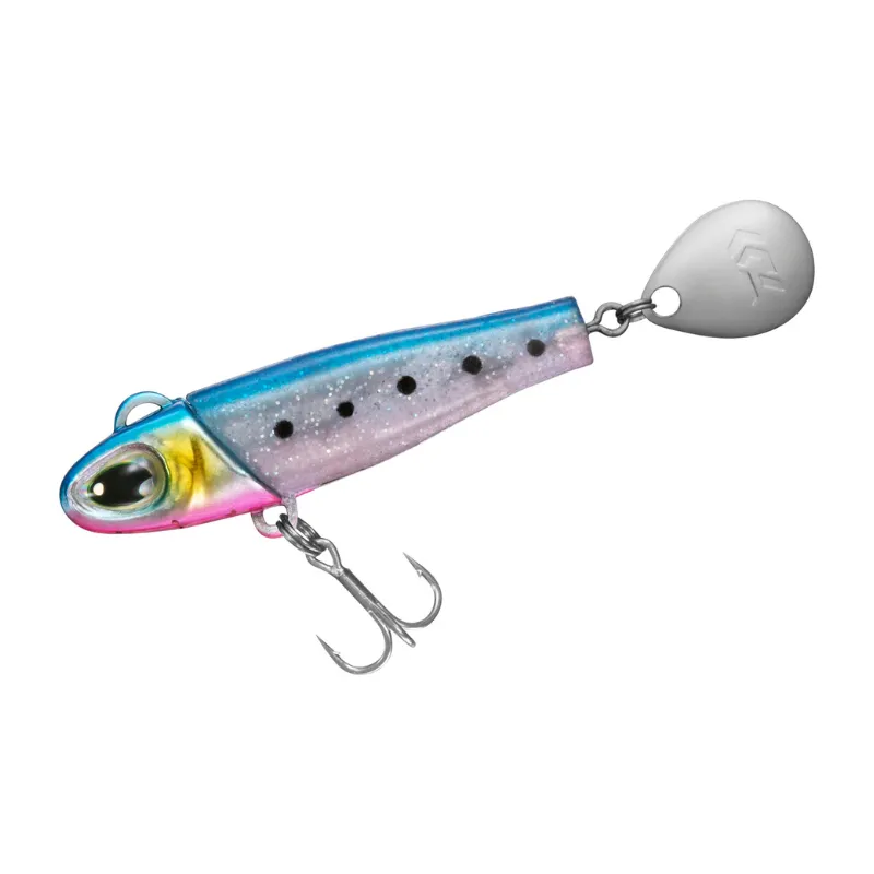 Artificiale Metal Lure Daiwa MG Little Spin 4 cm 5 gr BluePin Glow