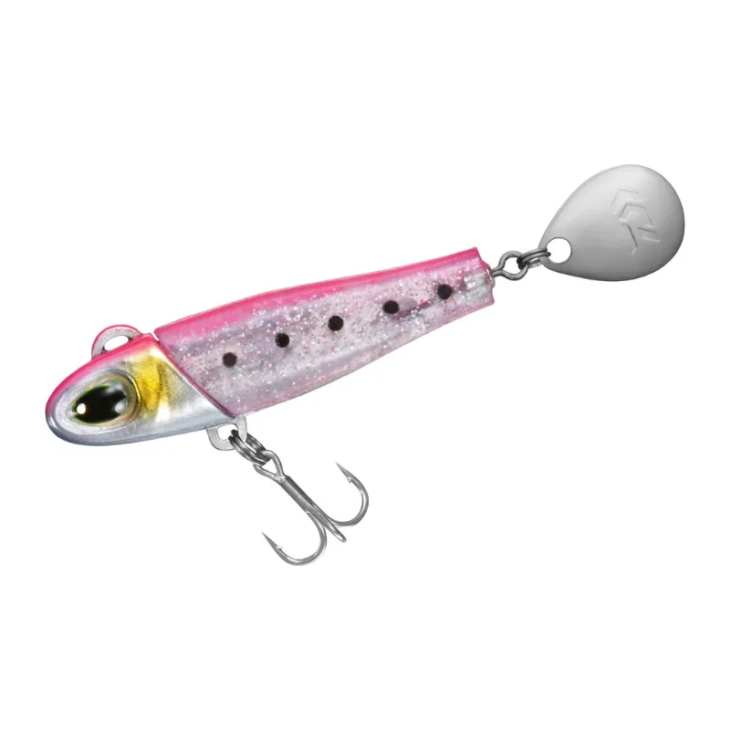 Artificiale Metal Lure Daiwa MG Little Spin 5 cm 10 gr Keimura Pink Iwashi