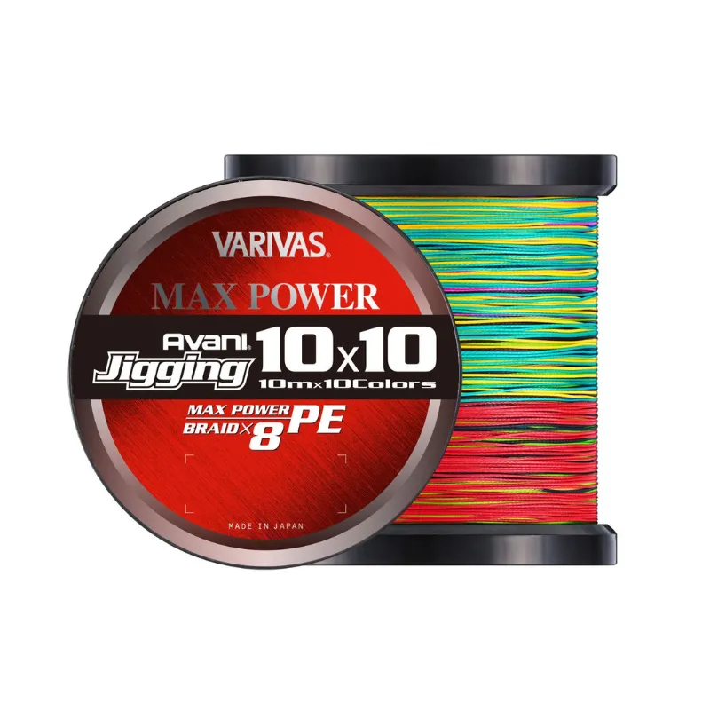 Trecciato Varivas Jigging 10x10 Max Power x8 1200 mt Multicolor