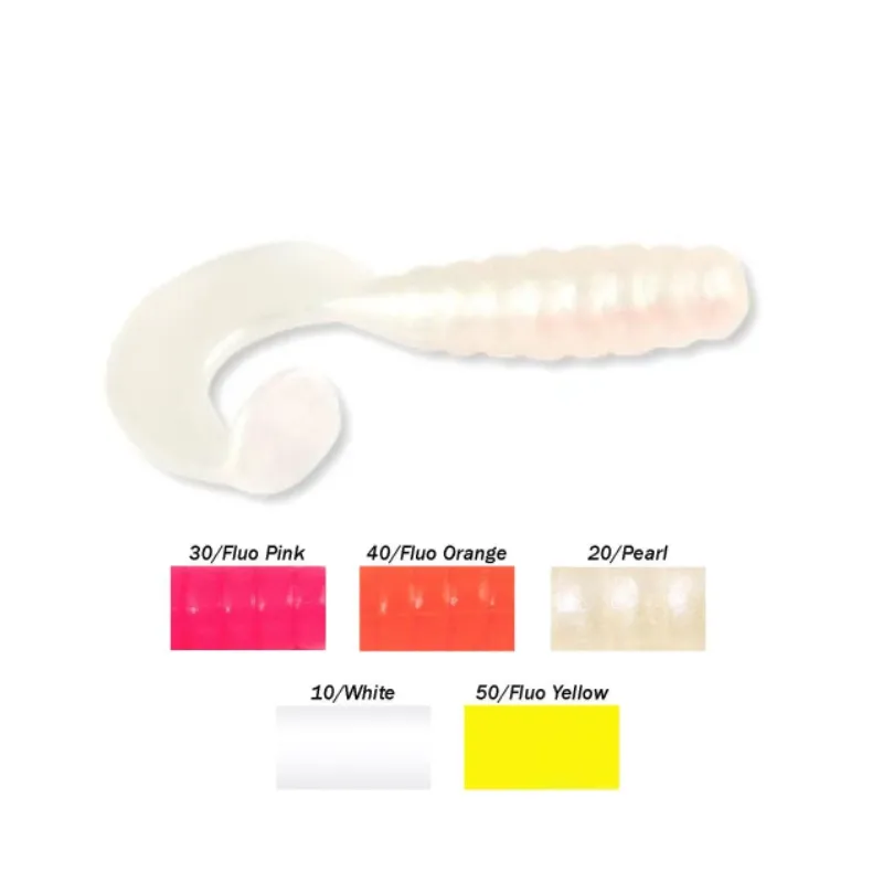 Artificiale Grub Trabucco Slurp Falcetto Shad Pearl