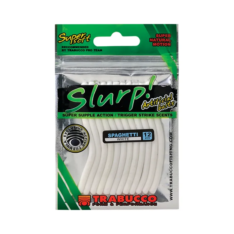 Artificiale Worm Trabucco Slurp Spaghetti White