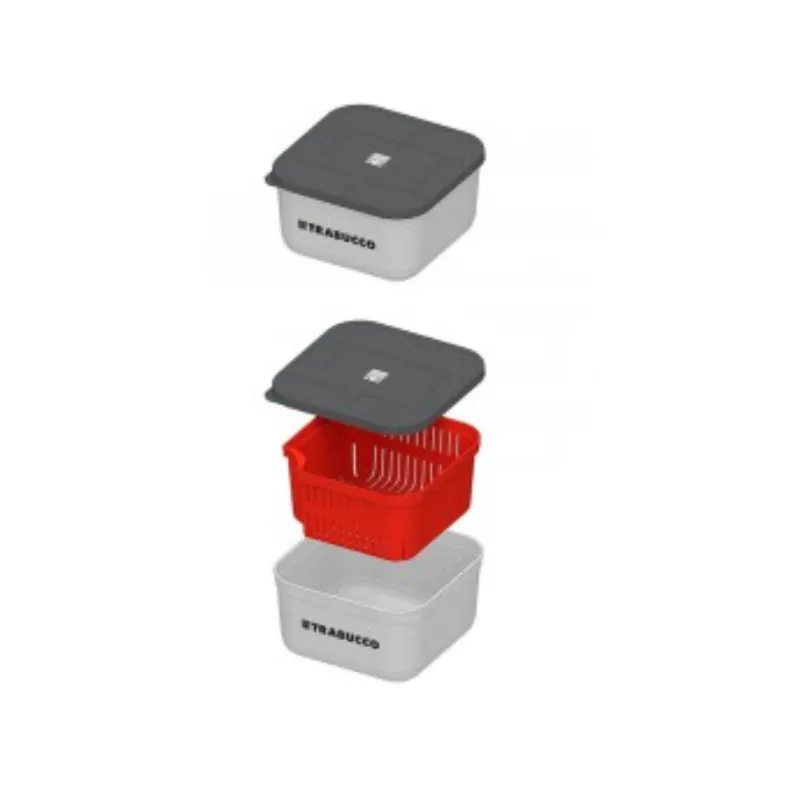 Scatole per esche Trabucco Baitsafe Box 16 Sealed & Strainer