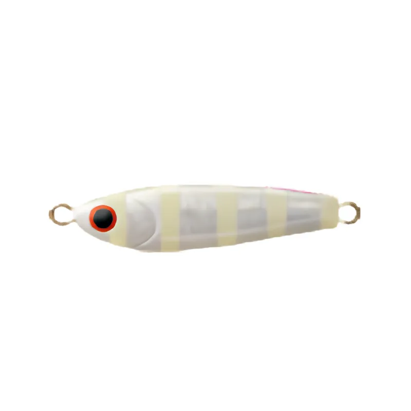 Artificiale Metal Jig Rapture Shirasu Long Cast 6 cm 40 gr Zebra Glow